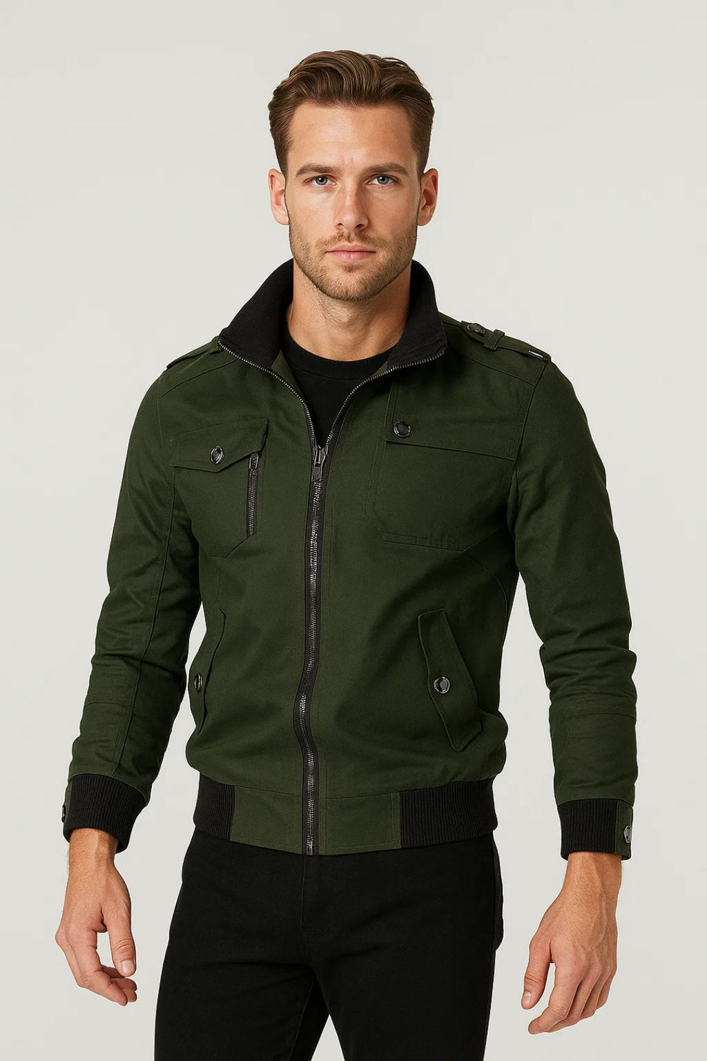 Men's Relaxed Chest Pocket Jacket