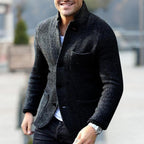 Men's Structured Knit Cardigan