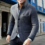 Men's Structured Knit Cardigan