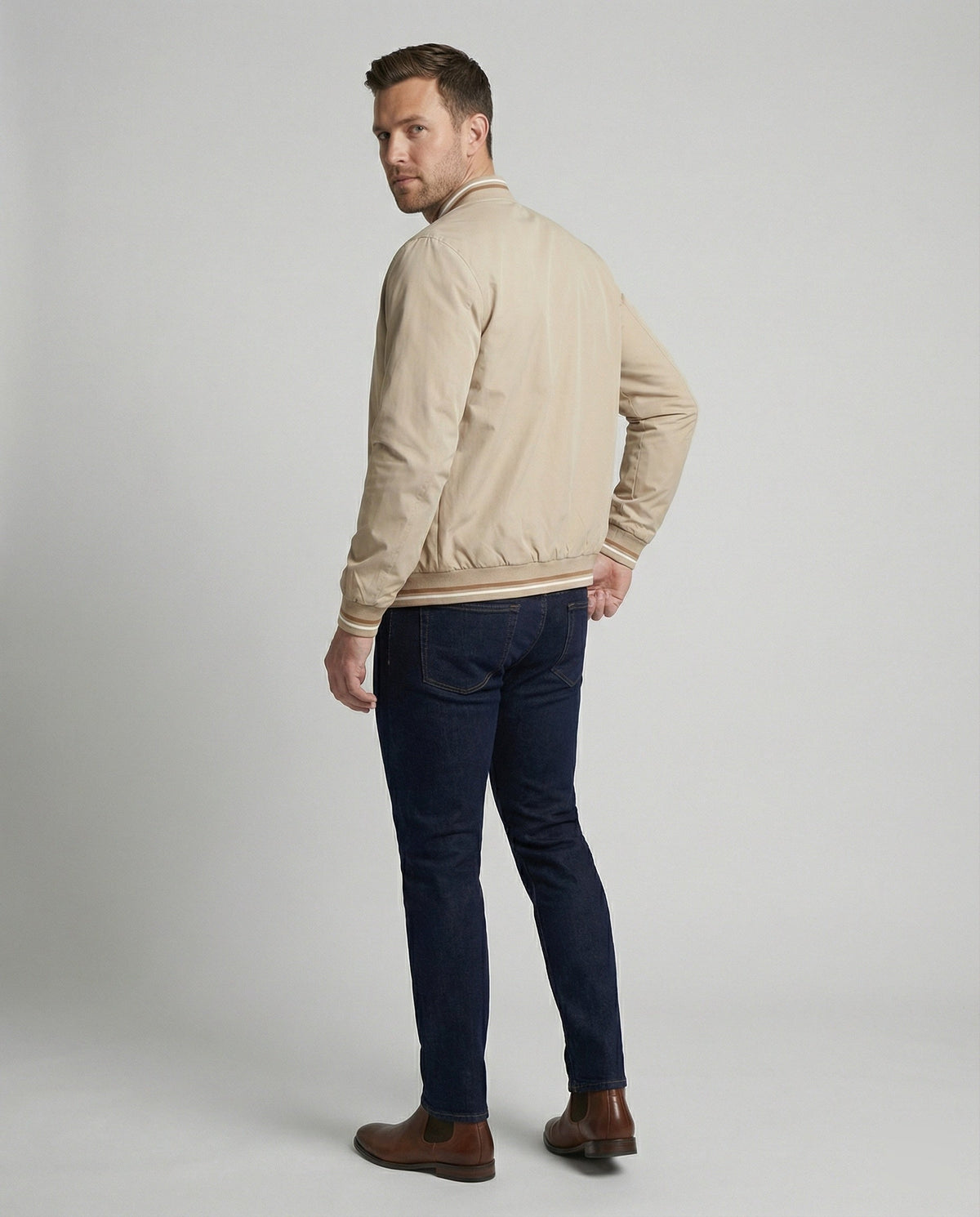Men's Water Resistant Nylon Bomber