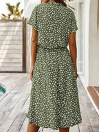Women's Printed Midi Summer Dress