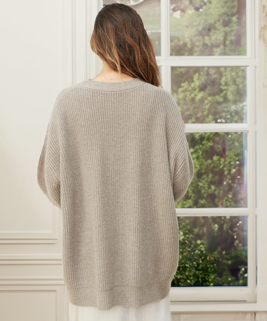 Women's Soft Knit Oversized Cardigan