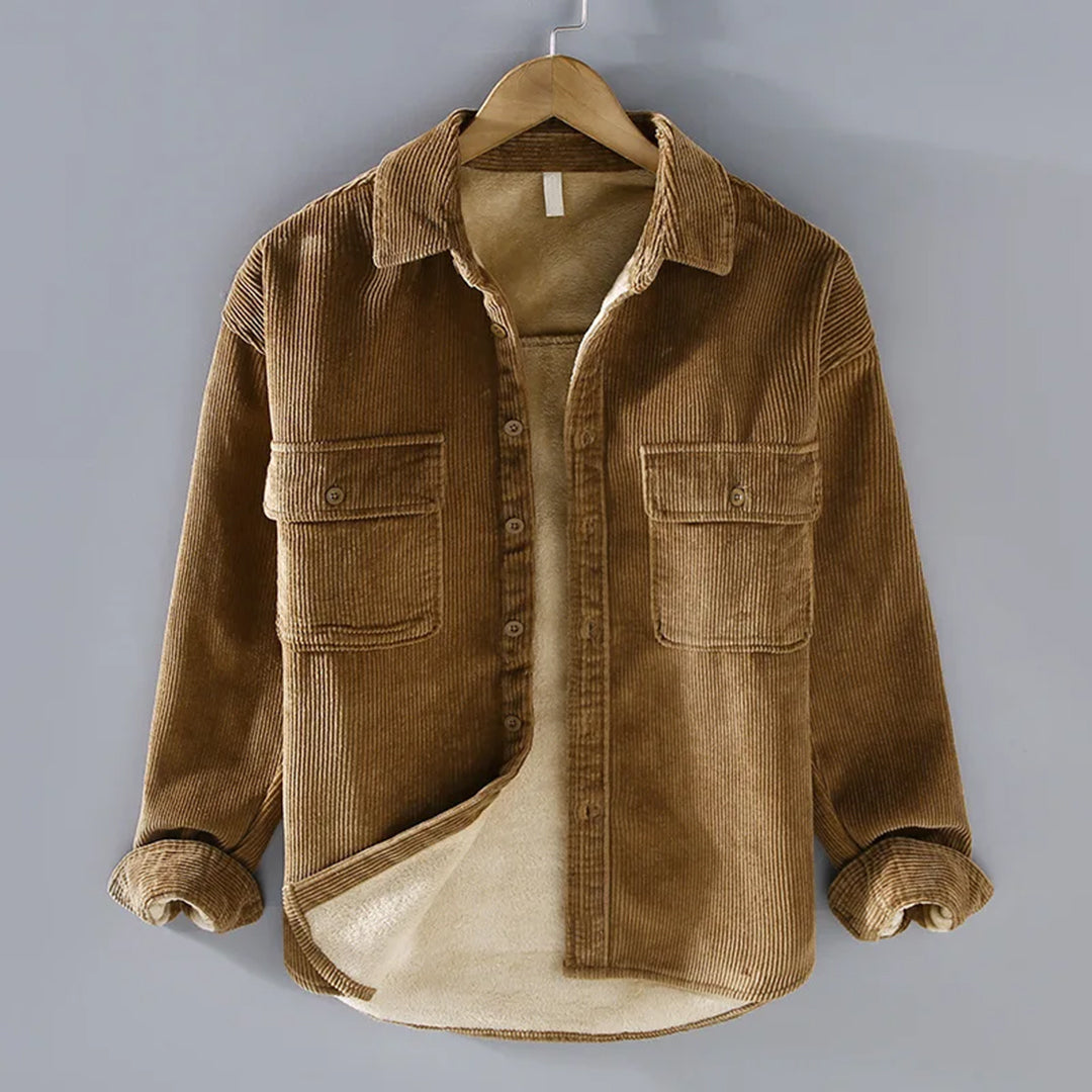 Men's Corduroy Button Up Overshirt