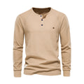 Men's Waffle Henley Shirt