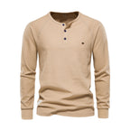 Men's Waffle Henley Shirt