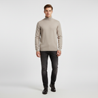 Men's Ribbed Roll Neck Jumper
