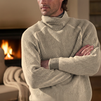 Men's Raglan Roll Neck Jumper
