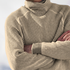 Men's Raglan Roll Neck Jumper