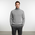 Men's Raglan Roll Neck Jumper