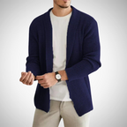 Men's Shawl Collar Open Cardigan