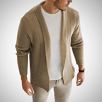 Men's Shawl Collar Open Cardigan