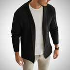 Men's Shawl Collar Open Cardigan