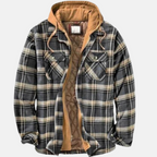 Men's Quilted Hooded Overshirt