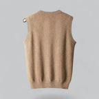 Men's V-Neck Wool Knit Vest