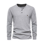 Men's Waffle Henley Shirt