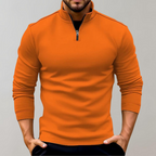 Men's Fitted Half Zip Jumper