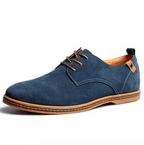 Men's Suede Textured Derby Shoes