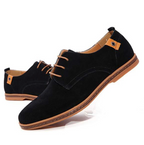 Men's Suede Textured Derby Shoes