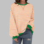Women's Printed Crew Neck Sweatshirt