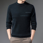Men's Mock Neck Knit Jumper