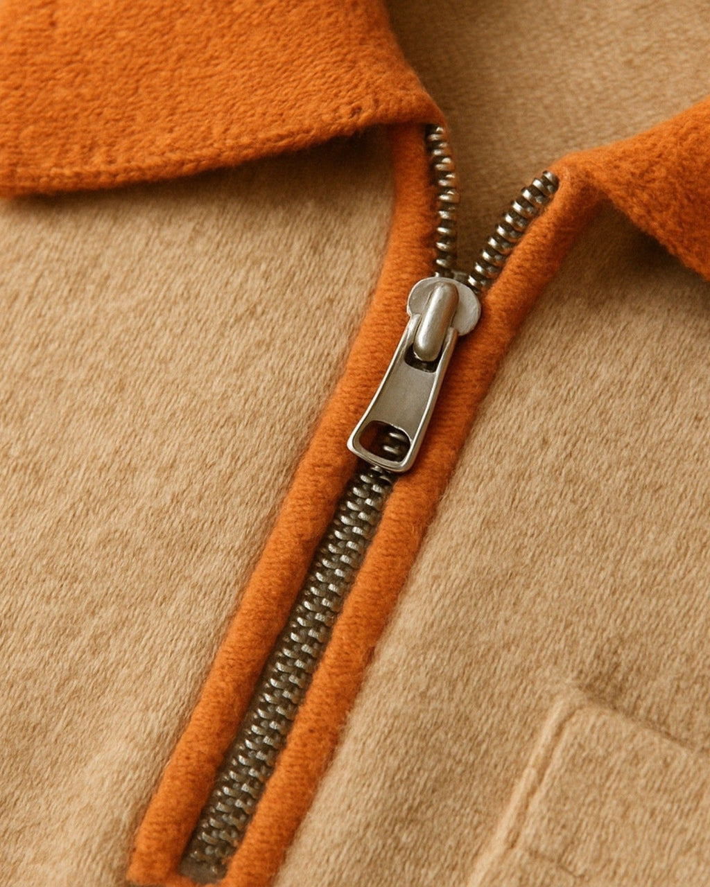 Men's Quarter Zip Chest Pocket Jumper