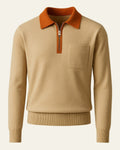 Men's Quarter Zip Chest Pocket Jumper