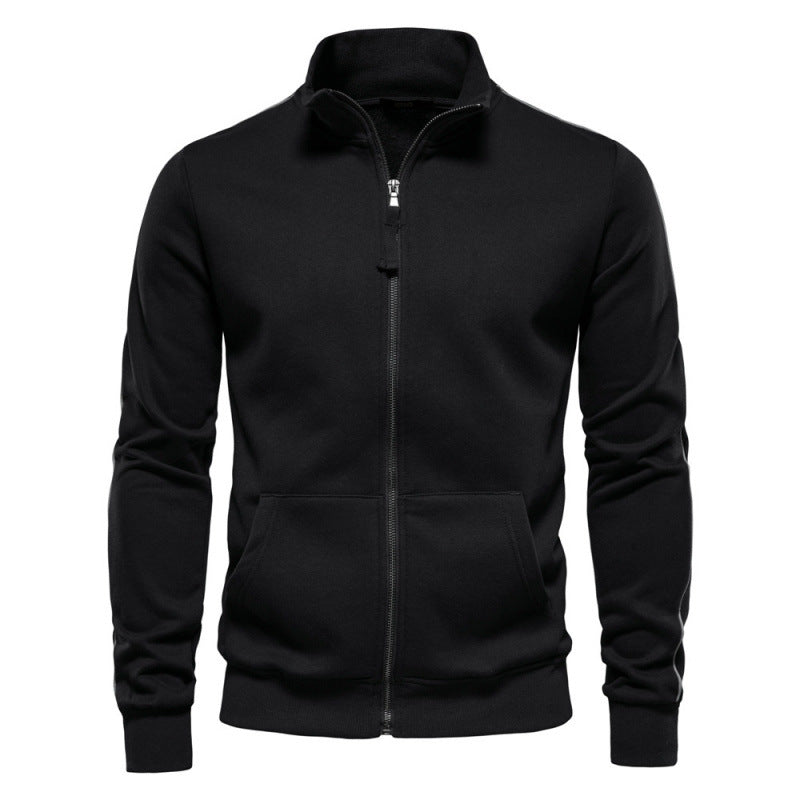 Men's Stand Collar Zip Jacket