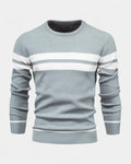 Men's Textured Crew Neck Jumper