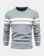 Men's Textured Crew Neck Jumper