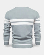 Men's Textured Crew Neck Jumper