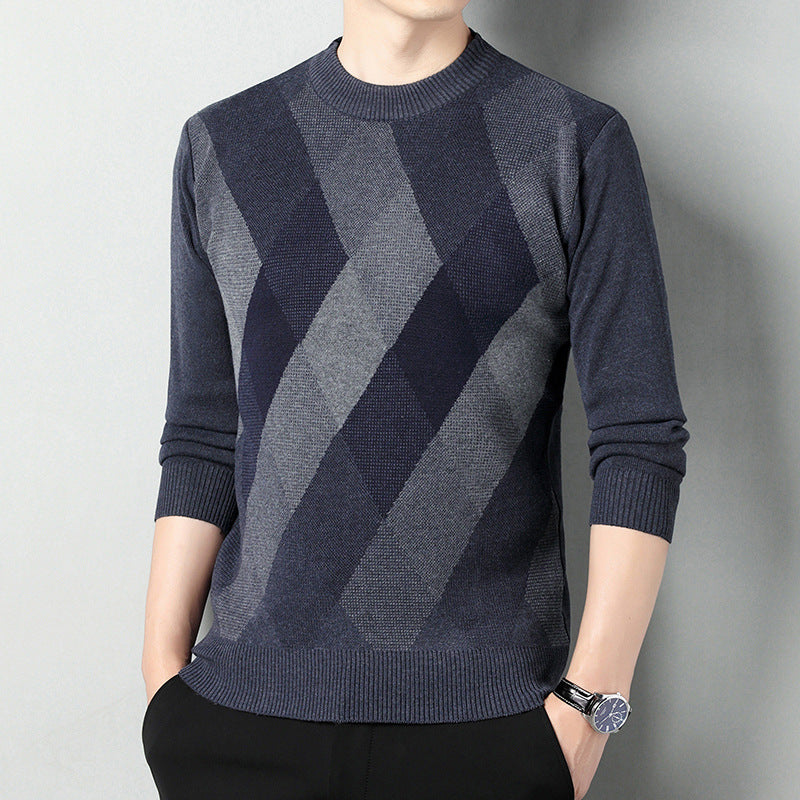 Men's Regular Fit Printed Jumper