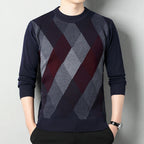 Men's Regular Fit Printed Jumper