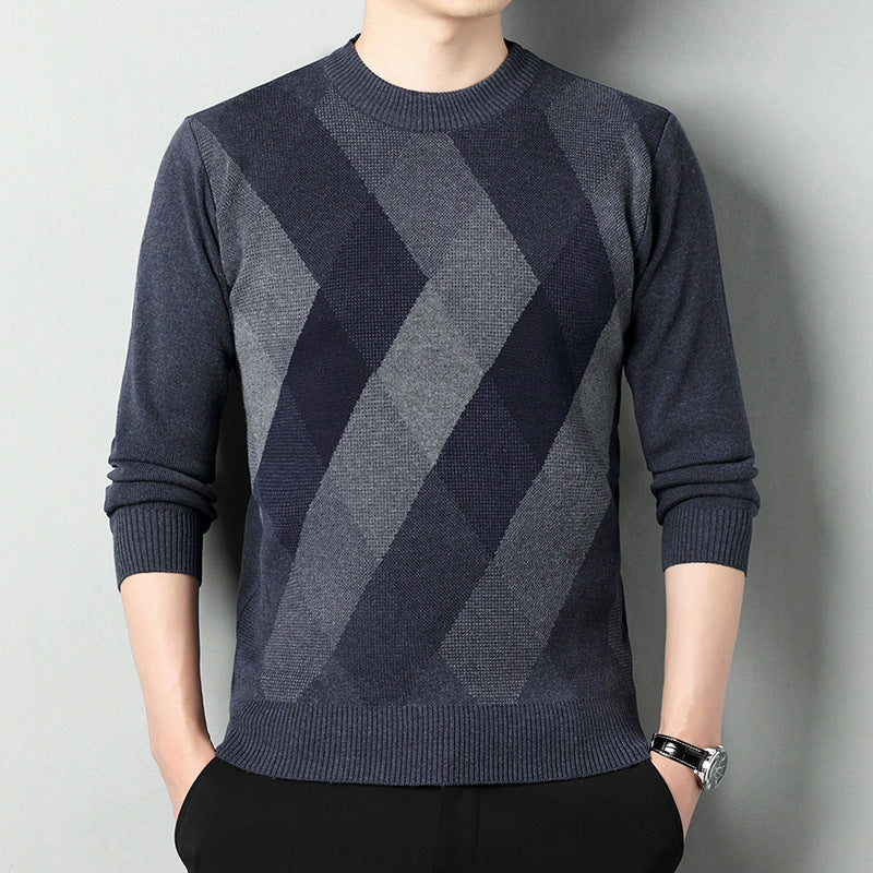 Men's Regular Fit Printed Jumper