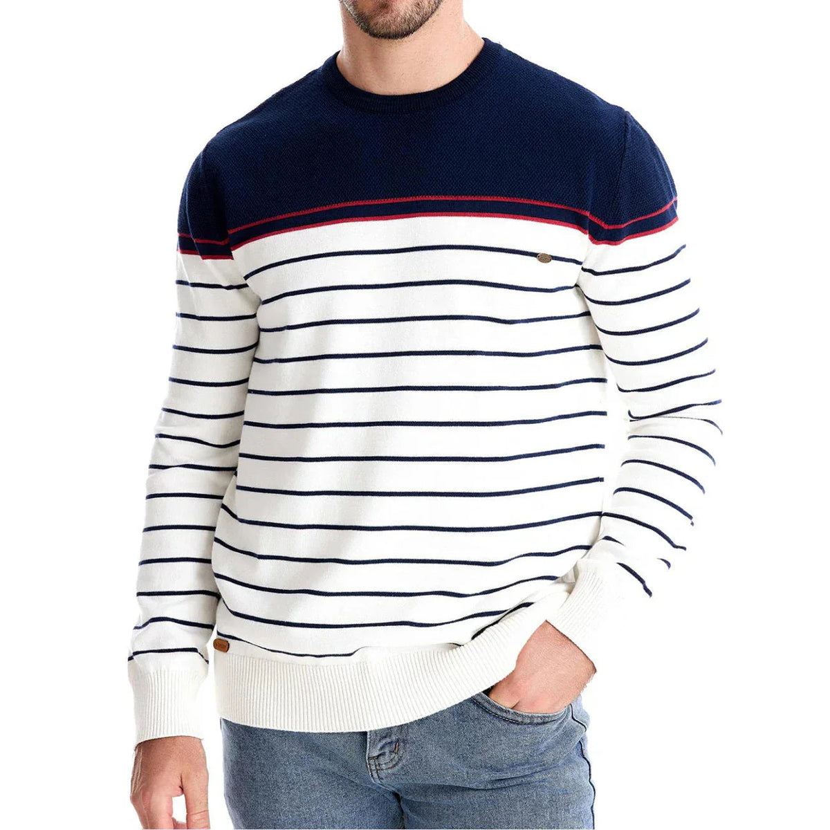 Men's Everyday Ribbed Crew Neck Jumper