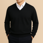 Men's Refined V-Neck Jumper
