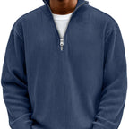 Men's Rib Knit Zip Jumper