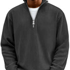 Men's Rib Knit Zip Jumper