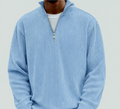 Men's Rib Knit Zip Jumper
