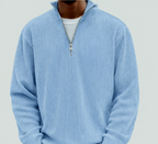 Men's Rib Knit Zip Jumper