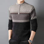 Men's High Neck Quarter Zip Jumper