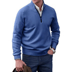 Men's Funnel Neck Half Zip Jumper