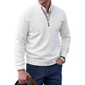 Men's Funnel Neck Half Zip Jumper