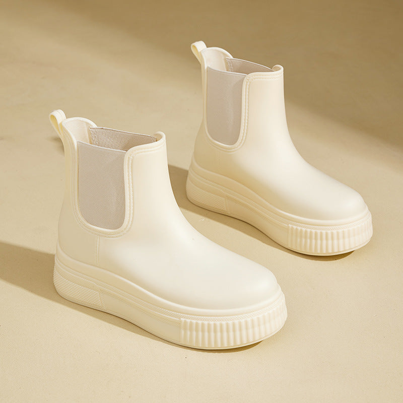 Women's Waterproof Platform Chelsea Boots