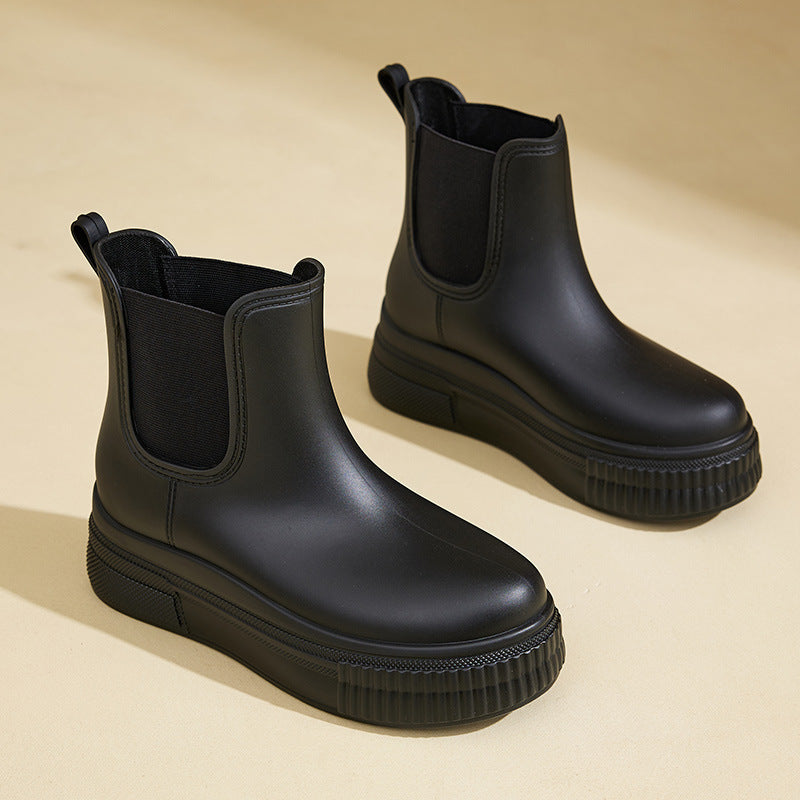 Women's Waterproof Platform Chelsea Boots