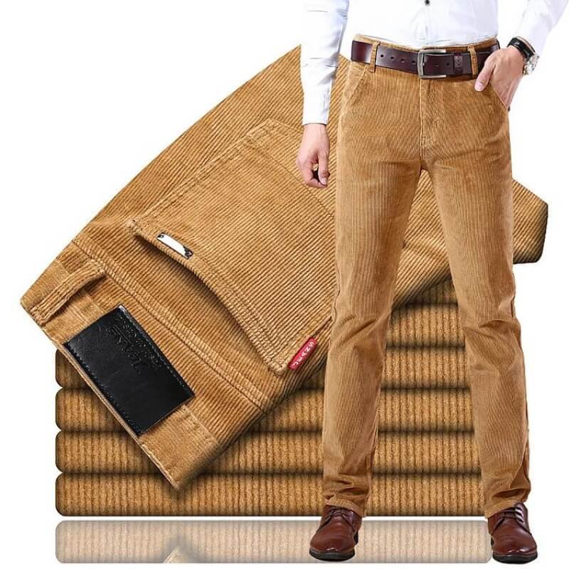 Men's Corduroy Straight Fit Trousers