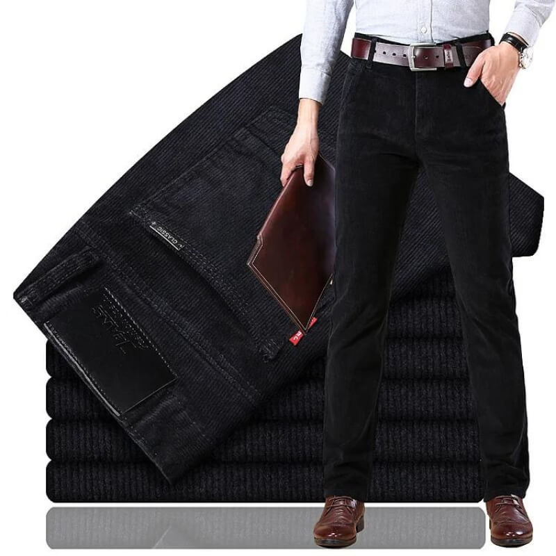 Men's Corduroy Straight Fit Trousers