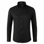 Men's Slim Fit Long Sleeve Formal Shirt