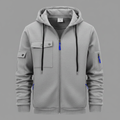 Men's Hooded Utility Zip Jacket