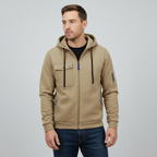 Men's Hooded Utility Zip Jacket