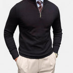 Men's Smooth Knit Half Zip Jumper